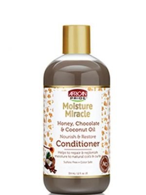 AFRICAN PRIDE Moisture Miracle Honey, Chocolate & Coconut Oil Conditioner