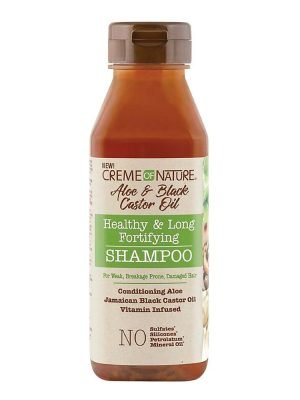 CREME OF NATURE Aloe & Black Castor Oil Fortifying Shampoo (12oz)