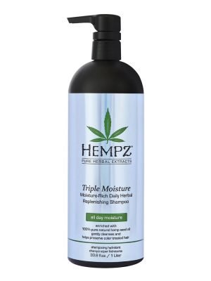 HEMPZ Triple Moisture Herbal Replenishing Shampoo (33.8oz)