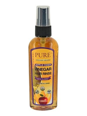 HOLLYWOOD BEAUTY Pure Certified Organic Apple Cider Vinegar Hair Rinse 3oz