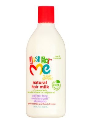 JUST FOR ME Natural Hair Milk Sulfate-Free Moisturesoft Shampoo (13.5oz)