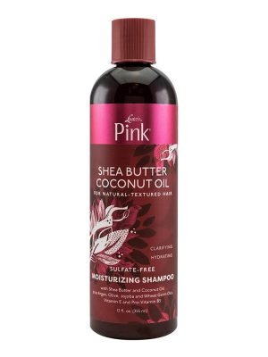 PINK Shea Butter Coconut Oil Sulfate-Free Moisturizing Shampoo (12oz)