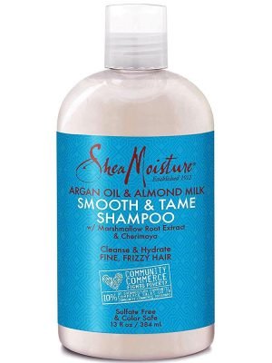 SHEA MOISTURE Argan Oil & Almond Milk Smooth & Tame Shampoo (13oz)