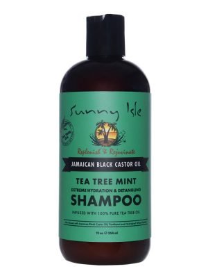 SUNNY ISLE Jamaican Black Castor Oil Tea Tree Mint Shampoo (12oz)