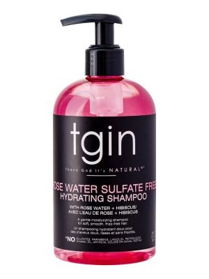 TGIN Rose Water Sulfate Free Hydrating Shampoo (13oz)