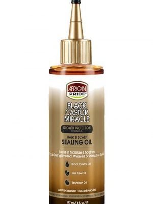 AFRICAN PRIDE Black Castor Miracle Sealing Oil (6oz)