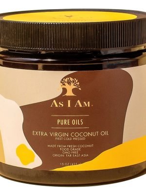 AS I AM Pure Oils Extra Virgin Coconut Oil (15oz)