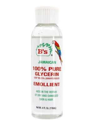 B'S ORGANIC Jamaican 100% Pure Glycerin (4oz)