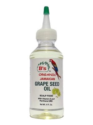B'S ORGANIC Jamaican Grape Seed Oil (4oz)