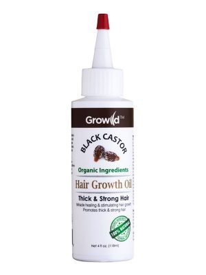 BY NATURES Growild Hair Growth Oil (4oz) Black Castor