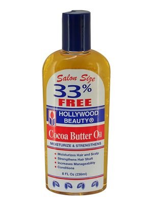 HOLLYWOOD BEAUTY Cocoa Butter Oil (8oz)