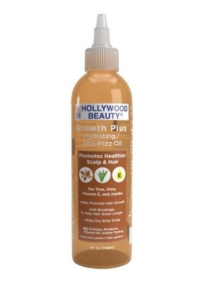 HOLLYWOOD BEAUTY Growth Plus Hydrating & Anti-frizz Oil (4oz)
