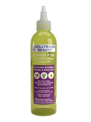 HOLLYWOOD BEAUTY Growth Plus Strengthening & Shine Oil (4oz)