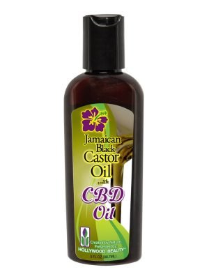 HOLLYWOOD BEAUTY Jamaican Black Castor Oil (3oz) CBD Oil