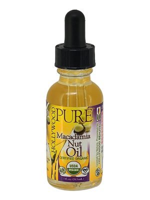 HOLLYWOOD BEAUTY PURE Certified Organic Oils (1oz) Macadamia Nut Oil HBE00310