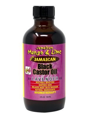 JAMAICAN MANGO & LIME Black Castor Oil [Lavendar] (4oz)
