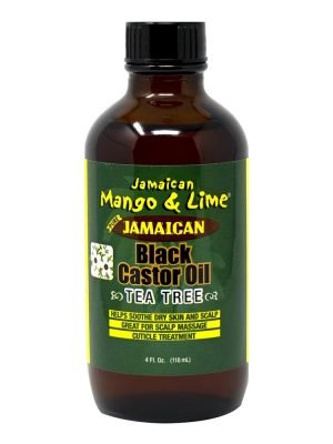 JAMAICAN MANGO & LIME Black Castor Oil [Tea Tree] (4oz)