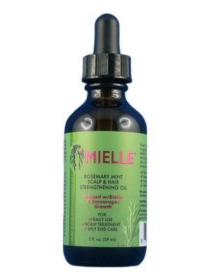 MIELLE ORGANICS Rosemary Mint Scalp & Hair Strengthening Oil (2oz)