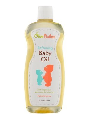 OLIVE BABIES Softening Baby Oil (12oz)