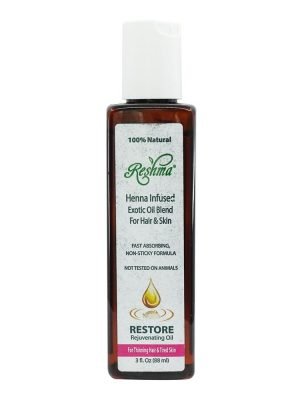 RESHMA Henna Oil for Hair & Skin (3oz) Restore