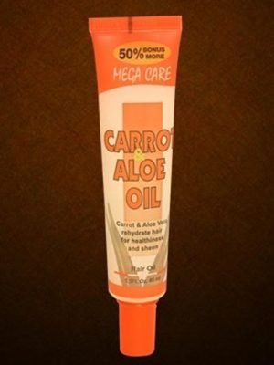 SUNFLOWER 100% Natural Hair Oil Tube (1.5oz) Aloe & Carrot Oil Carton of 24 (24)