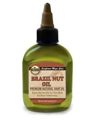 SUNFLOWER Difeel 99% Natural Blend Premium Hair Oil (2.5oz) Brazil Nut Oil