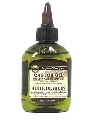 SUNFLOWER Difeel 99% Natural Blend Premium Hair Oil (2.5oz) Castor Oil