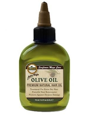 SUNFLOWER Difeel 99% Natural Blend Premium Hair Oil (2.5oz) Olive Oil