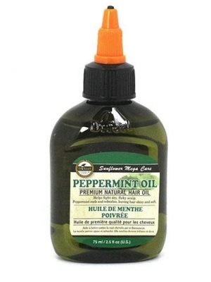 SUNFLOWER Difeel 99% Natural Blend Premium Hair Oil (2.5oz) Peppermint Oil