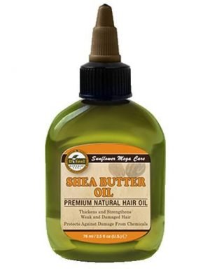 SUNFLOWER Difeel 99% Natural Blend Premium Hair Oil (2.5oz) Shea Butter Oil