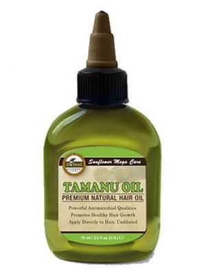 SUNFLOWER Difeel 99% Natural Blend Premium Hair Oil (2.5oz) Tamanu Oil