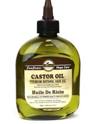 SUNFLOWER Difeel 99% Natural Blend Premium Hair Oil (7.78oz) Castor Oil