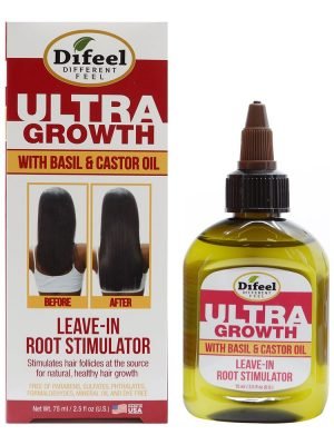 SUNFLOWER Difeel Ultra Growth Basil & Castor Oil Leave In Root Stimulator (2.5oz)