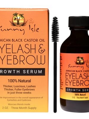SUNNY ISLE Jamaican Black Castor Oil Eyelash & Eyebrow Growth Serum (2oz)