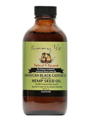 SUNNY ISLE Jamaican Black Castor Oil [Hemp Seed Oil] (4oz)