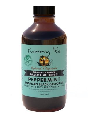 SUNNY ISLE Jamaican Black Castor Oil [Peppermint] (4oz)