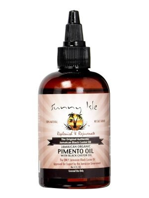 SUNNY ISLE Jamaican Organic Pimento Oil with Black Castor Oil (4oz)