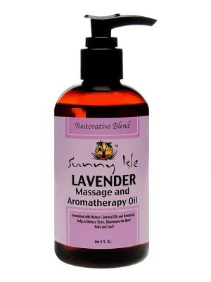 SUNNY ISLE Massage & Aromatherapy Oil (8oz) Lavender
