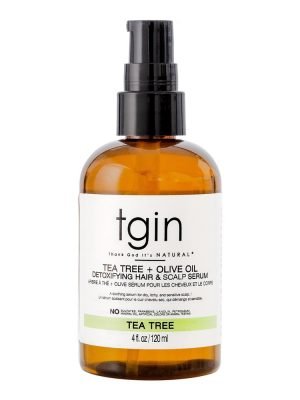 TGIN TEA TREE + OLIVE OIL Detoxifying Hair & Scalp Serum (4oz)