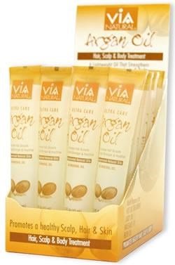 VIA NATURAL Argan Oil Treatment Tube 1.5oz Carton of 24 (24)