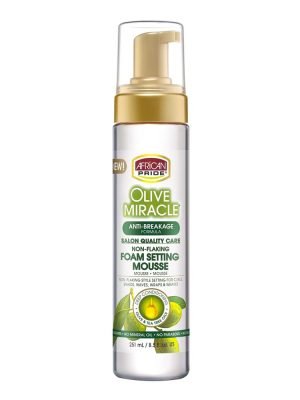 AFRICAN PRIDE Olive Miracle Foam Setting Mousse (8.5oz)