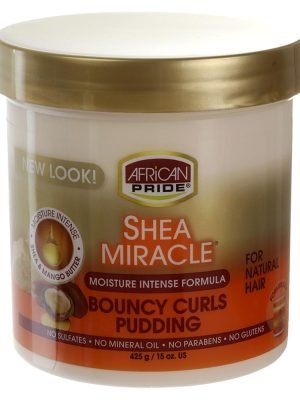 AFRICAN PRIDE Shea Miracle Bouncy Curls Pudding (15oz)