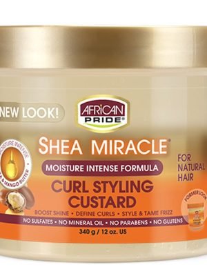AFRICAN PRIDE Shea Miracle Curl Styling Custard (12oz)