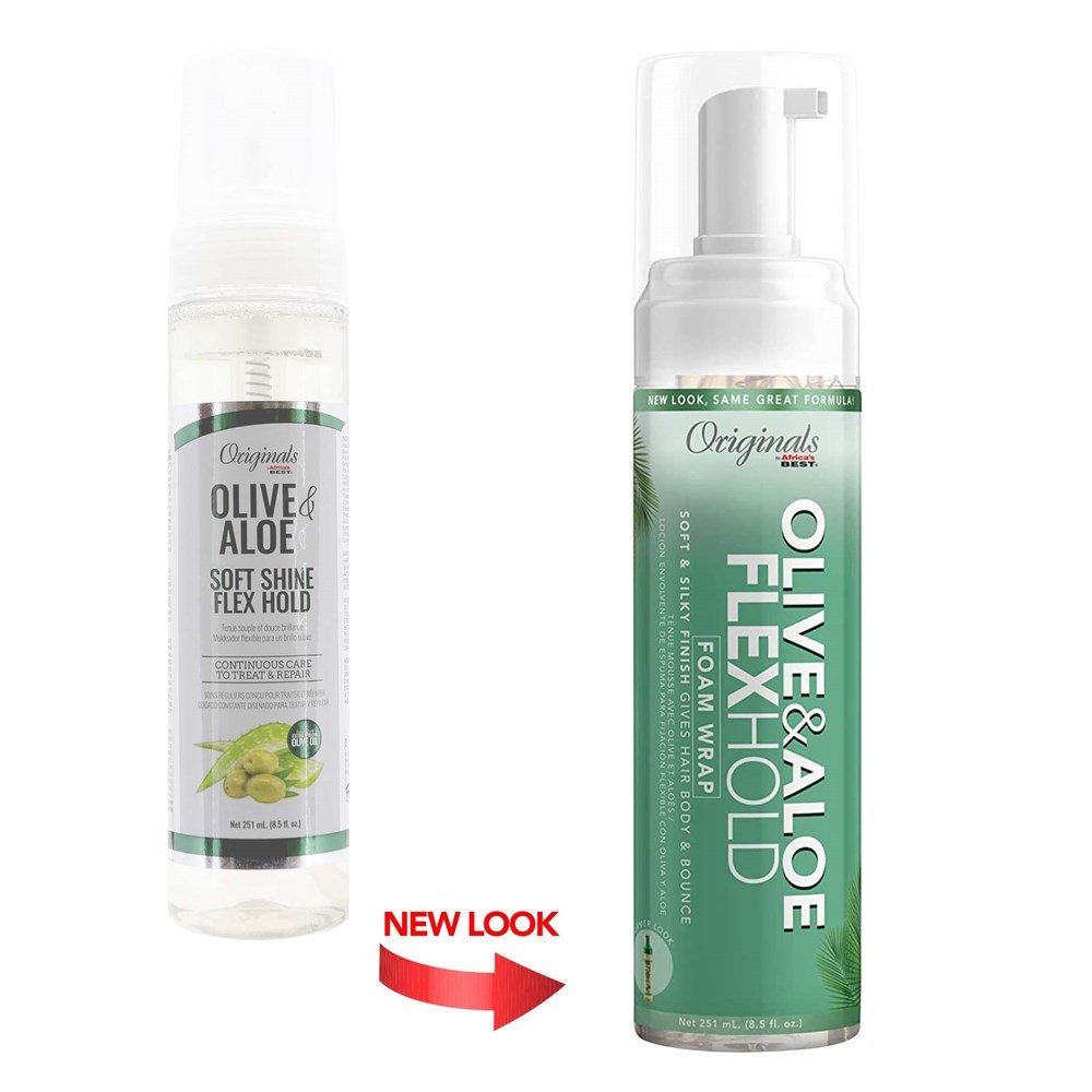 AFRICA'S BEST Originals Olive Oil Foam Wrap Lotion (8.5oz)