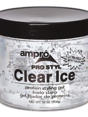 AMPRO Clear Ice - Protein Styling Gel [Ultra Hold] 32oz