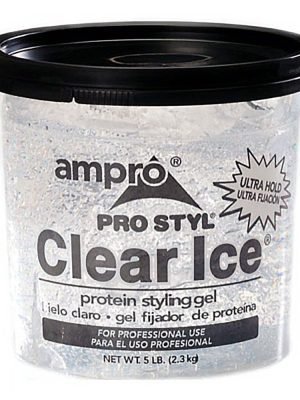 AMPRO Clear Ice - Protein Styling Gel [Ultra Hold] 5LB