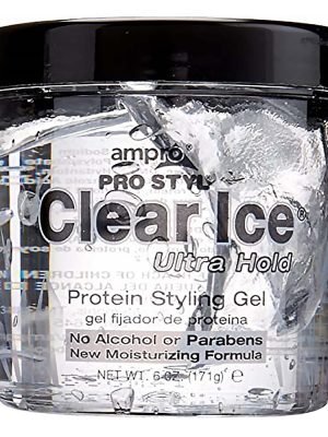AMPRO Clear Ice - Protein Styling Gel [Ultra Hold] 6oz