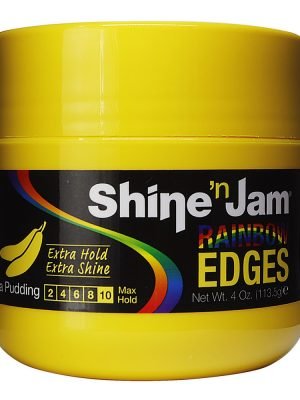 AMPRO Shine n' Jam Rainbow Edges [Extra Hold] (4oz) Banana Pudding