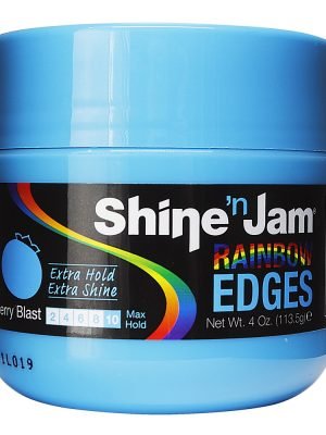 AMPRO Shine n' Jam Rainbow Edges [Extra Hold] (4oz) Blueberry Blast