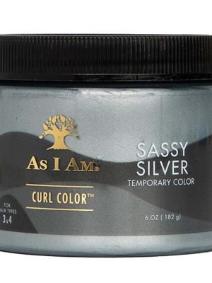AS I AM Curl Color Temporary Color Gel (6oz) Sassy Silver AIA03576